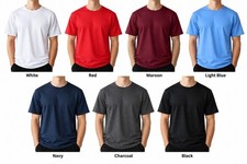 Styllion Big and Tall Mens Shirts Crew Neck - Mid Weight - CRSS - 2XLT - 8XLT picture