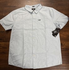 NWT VOLCOM BANKSTONE Short Sleeve Woven Shirt Men's Size Large. A7 picture