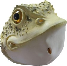 Halloween Realistic Toad Mask - Full Head Latex Frog Animal Costume Prop picture