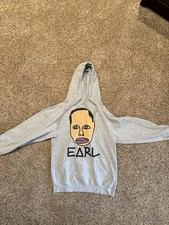 Original Earl Sweatshirt OFWGKTA Grey Hoodie Sweatshirt Size Small picture