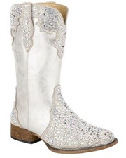 Roper Women's Women'S Starlit Metallic Western Boot Broad Square Toe - picture