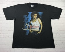 RARE 2001 VINTAGE “JANET JACKSON - ALL FOR YOU TOUR 2001” RAP TEE - SIZE XL picture