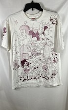 Supreme LSD World Peace Street Art Graphic T-Shirt White Sz M picture