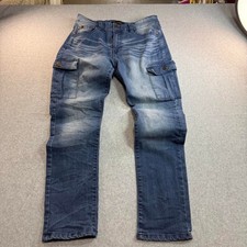 Rocawear Blue Denim - Skinny Cargo Jeans picture