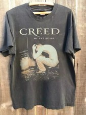 Creed My Own Prison Band Graphic 90's Charcoal Unisex Tshirt Men Women picture