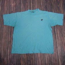 Vintage Dog Face Shirt Mens Extra Large Dolphin Spiral Embroidery Made USA 90s picture