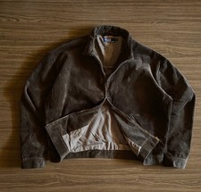 Vintage Polo Ralph Lauren Corduroy Harrington Brown Jacket picture
