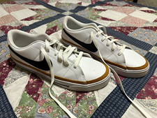 Nike Court Legacy Next Nature Men’s 10.5 Low Top Lace-Up White Desert Ochre picture
