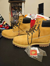 NEW Men's Timberland PREMIUM 6-INCH Boots Notorious B.I.G. Hip Hop Limited Wheat picture