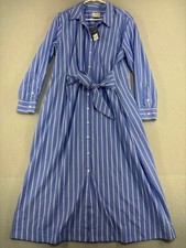 NWT Universal Thread Goods Co. dress Womens XL Striped Collared Long Sleeve picture
