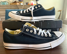 Converse Chuck Taylor All Star Low Top Black M9166C Men 8.5 Women 10.5 w/ Box picture