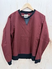 Ramblers Way Red Black Gingham Womens M Rambouillet Wool Pullover picture
