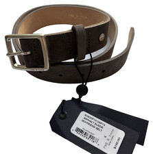NEW Rag & Bone Womens Boyfriend Gray Belt Silver Buckle MSRP $160 Nordstrom NWT picture