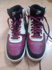 Nike Court Vision Mid Next Nature Unisex Shoes Mens US Size 10.5 Burgundy Black picture