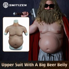 SMITIZEN Silicone Upper Body Suit With Beer Belly Cosplay Halloween Costume picture