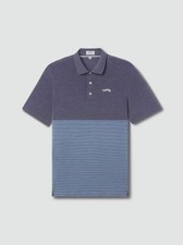 NWT Sunday Red Men's Redwood Block Polo Navy Blazer Dusty Green - All Sizes picture