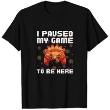 Thanksgiving Autumn I Pause My Game To Be Here Turkey Gamer 21 T-Shirts picture