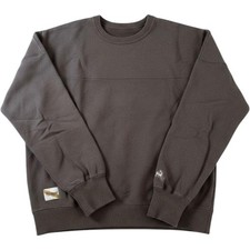 Tracksmith New England taupe-brown Crewneck Sweatshirt Mens Medium Hare Logo picture