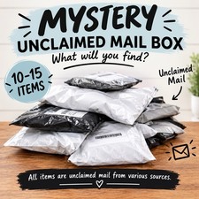 Unclaimed Mail Mystery Box - 10-15 Undelivered Packages Return Mail-Overstock picture