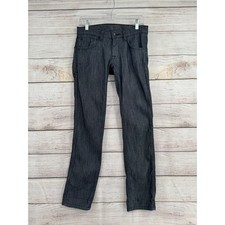 Comune Kelly Vintage Raw Rigid Slim Jeans Mens 28x30 Gray/Blue/Black Skate Jeans picture