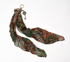 Patricia Nash Decorative Scarf & Keychain Bag Charm Accessory picture