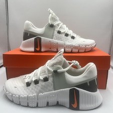 Nike Free Metcon 5 White Bright Mandarin DV3949-101 Men's Size 8 WOMEN'S 9.5 picture