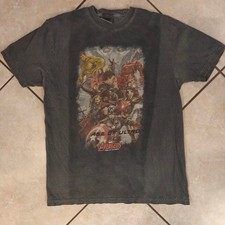 Marvel Avengers Age of Ultron Graphic Tee Faded Charcoal Comfort Colors Size M picture