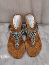 Gianni Bini Jeweled Sandals 7.5, 3