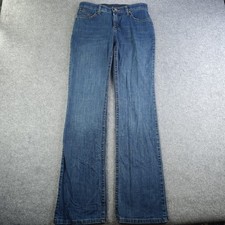 Wrangler Q Baby Bootcut Jeans Women's 28x34 Blue Low Rise Denim picture