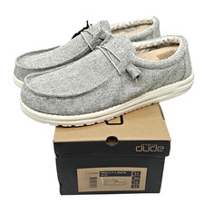 Hey Dude Wally Linen Iron Sneaker Shoe Men's Sizes US 12-16 picture