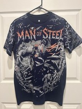 DC Comics Superman T Shirt Mens Medium Navy Blue Man of Steel Graphic Tee - NWT picture
