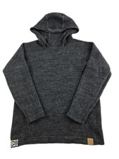 Paka Womens Sweater Hood Royal Alpaca Grey Size Large picture