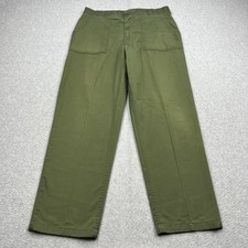 1983 US Military OG-507 Trousers Mens 38x31* Green Utility Fatigue Baker Pants picture
