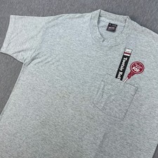 Vintage Tootsie Roll Pop Pocket Tee Mens XL Gray FOTL 50/50 Single Stitch USA picture