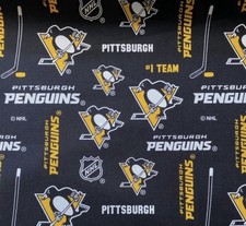 Pittsburgh Penguins Santa Hat Fun Fan Gift Hand Made Cotton W/Flannel & fleece picture