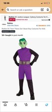 Beast Boy DC Comics Teen Titans Superhero Fancy Dress Hallow **missing Mask picture