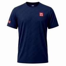 RF Roger Federer Uniqlo 2026 US Open Exclusive Tennis Shirt Size L picture