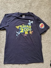 Vintage ADULT Pokemon The Movie 2000 Nintendo Burger King Rare T Shirt L picture