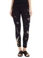 Johnny Was JW Los Angeles Celestial Embroidered Leggings size S picture
