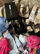 Women’s Bulk Wholesale 20+ Items Bundle Box Lot Clothing, Shoes, Accessories  picture
