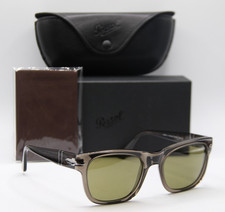 NEW PERSOL P 3269-S 1103/4E SMOKE GREY GREEN AUTHENTIC FRAMES SUNGLASSES 54-20 picture