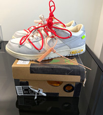 Nike Off-White x Dunk Low Lot 06 of 50 DM1602-110 Men’s US 9 picture