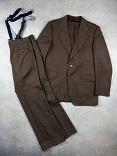 Vintage Antique Edwardian West.-Germany Wool Suit 70s Sz L  picture