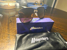 NEW UNUSED - Blenders Phoenix Unisex Sunglasses POLARIZED Amber Lenses Black picture
