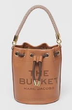 Marc Jacobs The Bucket Bag Leather Crossbody Shoulder Bag Argan Tan 212 NWOT picture