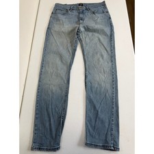Lee Premium Select Classic Fit Mens Straight Leg Jeans Blue 33x32 2001419 picture