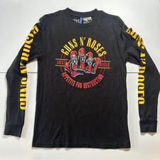 Divided H&M Guns N' Roses Appetite For Destruction Graphic Tee Long Sleeve Small picture