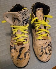Reebok Melody Ehsani Betwixt Mid Love Snakeskin Spiked Sneakers Womens Size 8 picture