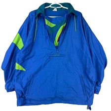 Vtg 90s Máser Windbreaker Pullover Jacket Ski Surf Snow Retro Y2K Track Shell picture