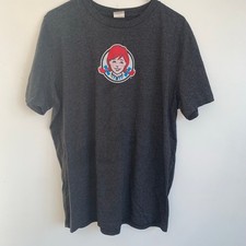 Wendy’s Large Gray T-Shirt Fresh Beef Squared Dave’s Double picture